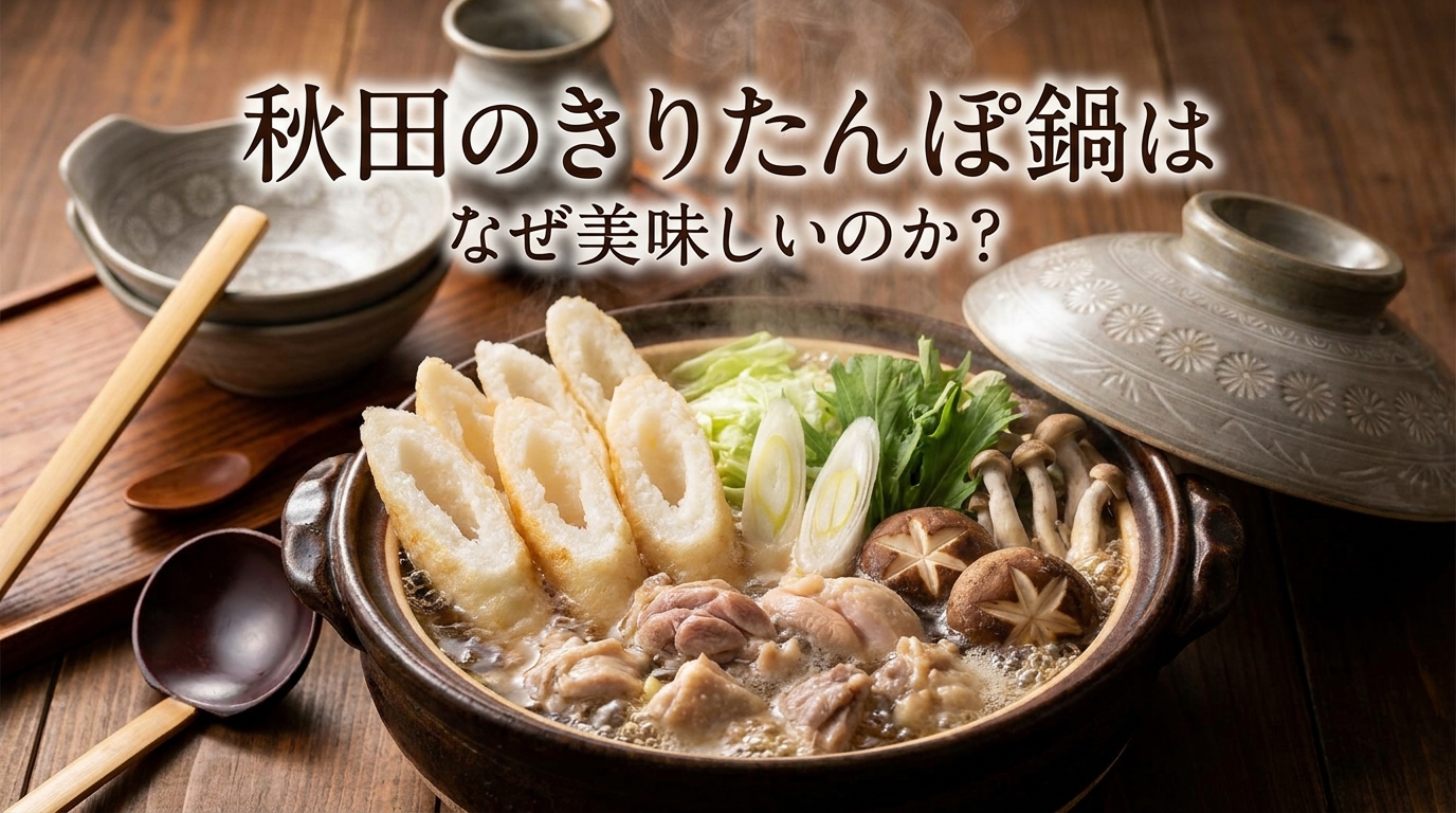 秋田のきりたんぽ鍋はなぜ美味しいのか？
