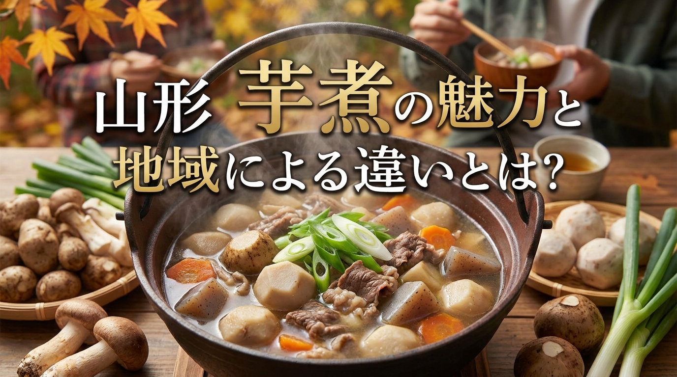 山形 芋煮の魅力と地域による違いとは？