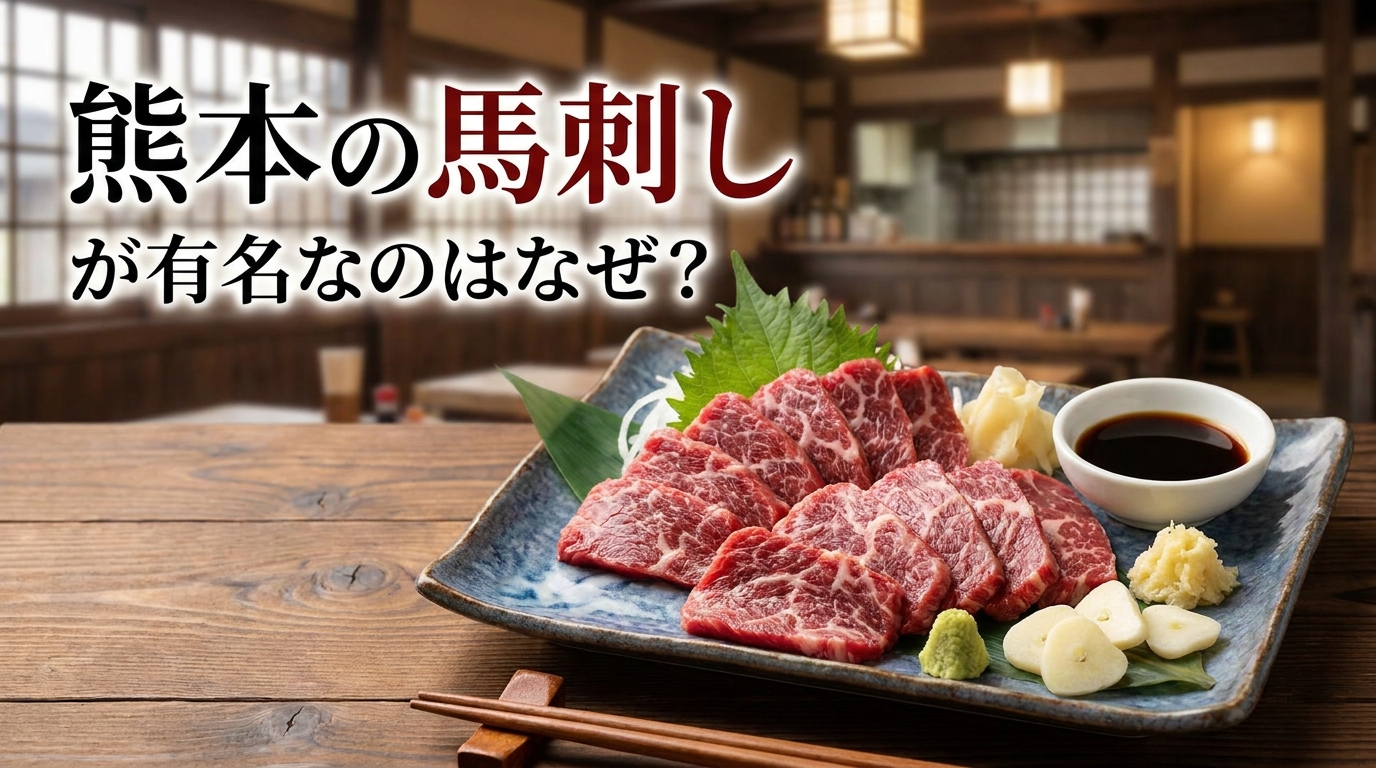 熊本の馬刺しが有名なのはなぜ?