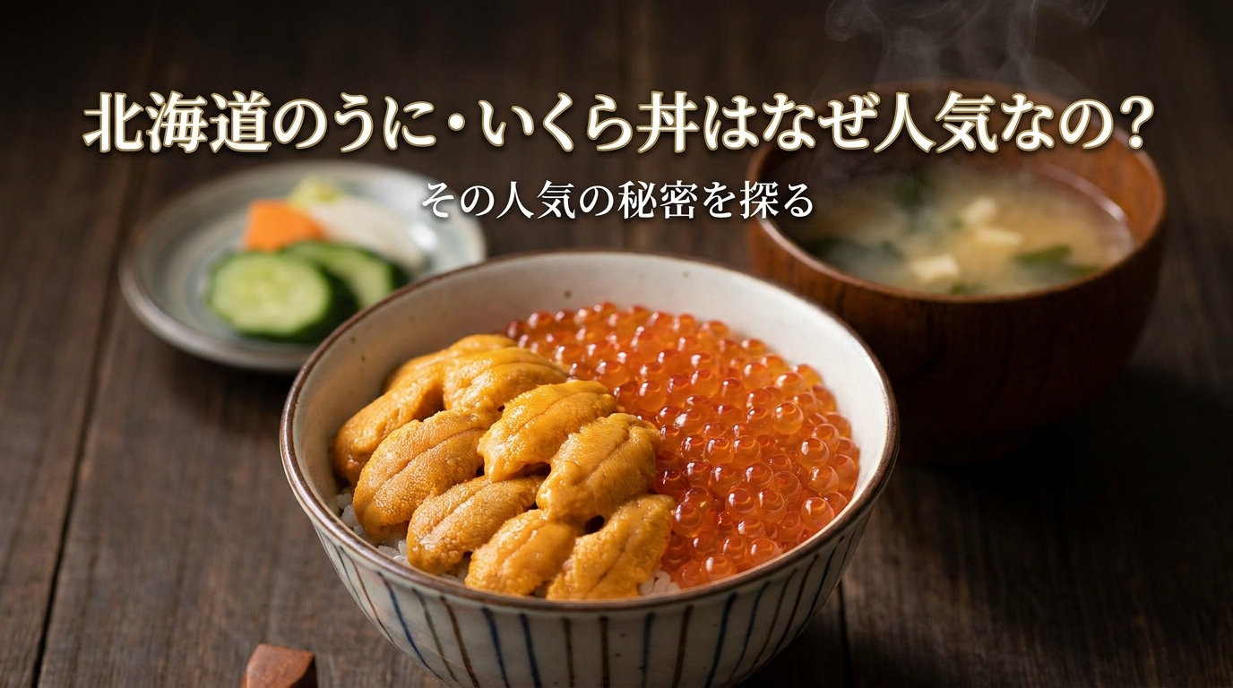 北海道のうに・いくら丼はなぜ人気なの？