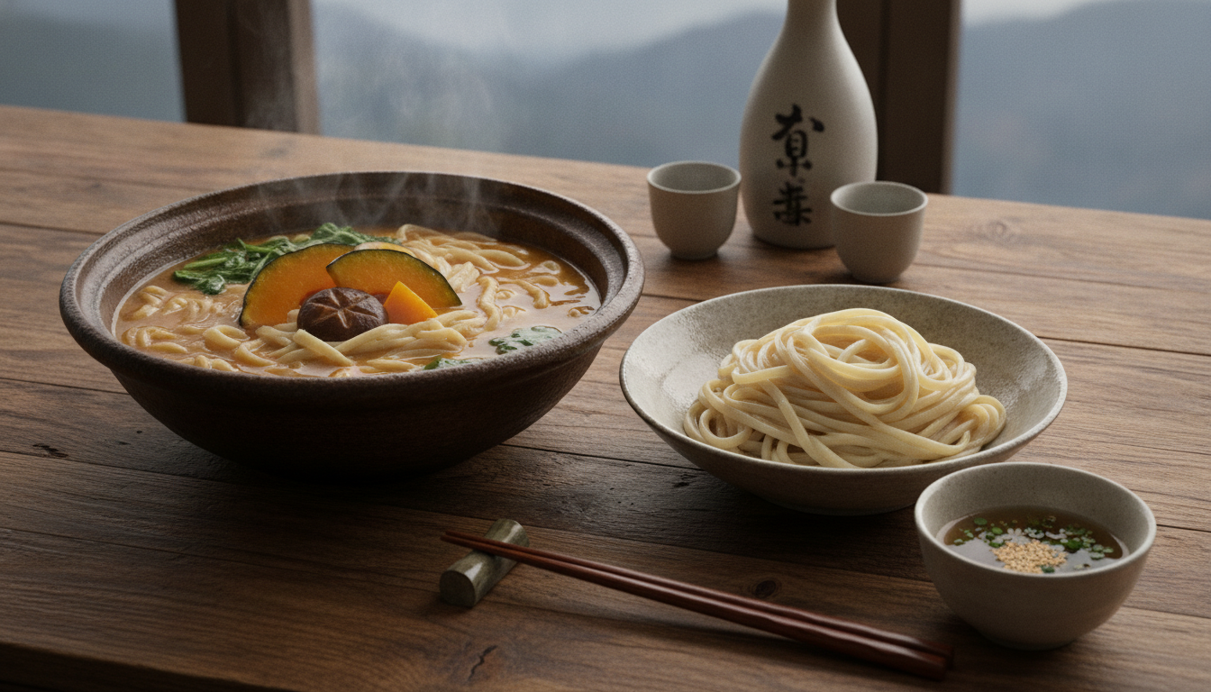 山梨の名物おざらは、ほうとうと何が違う?