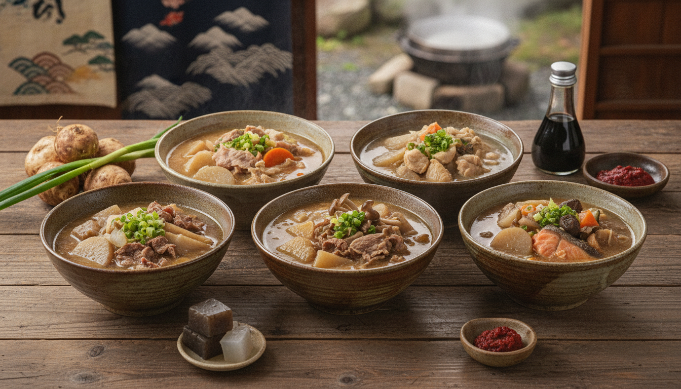 山形芋煮の多様性と文化を象徴する5つの具体例