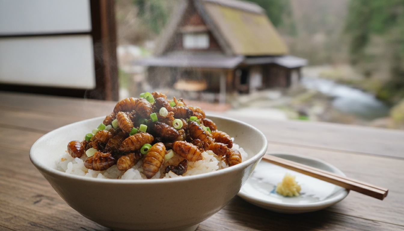 岐阜のへぼ飯はクロスズメバチを味わう伝統の知恵